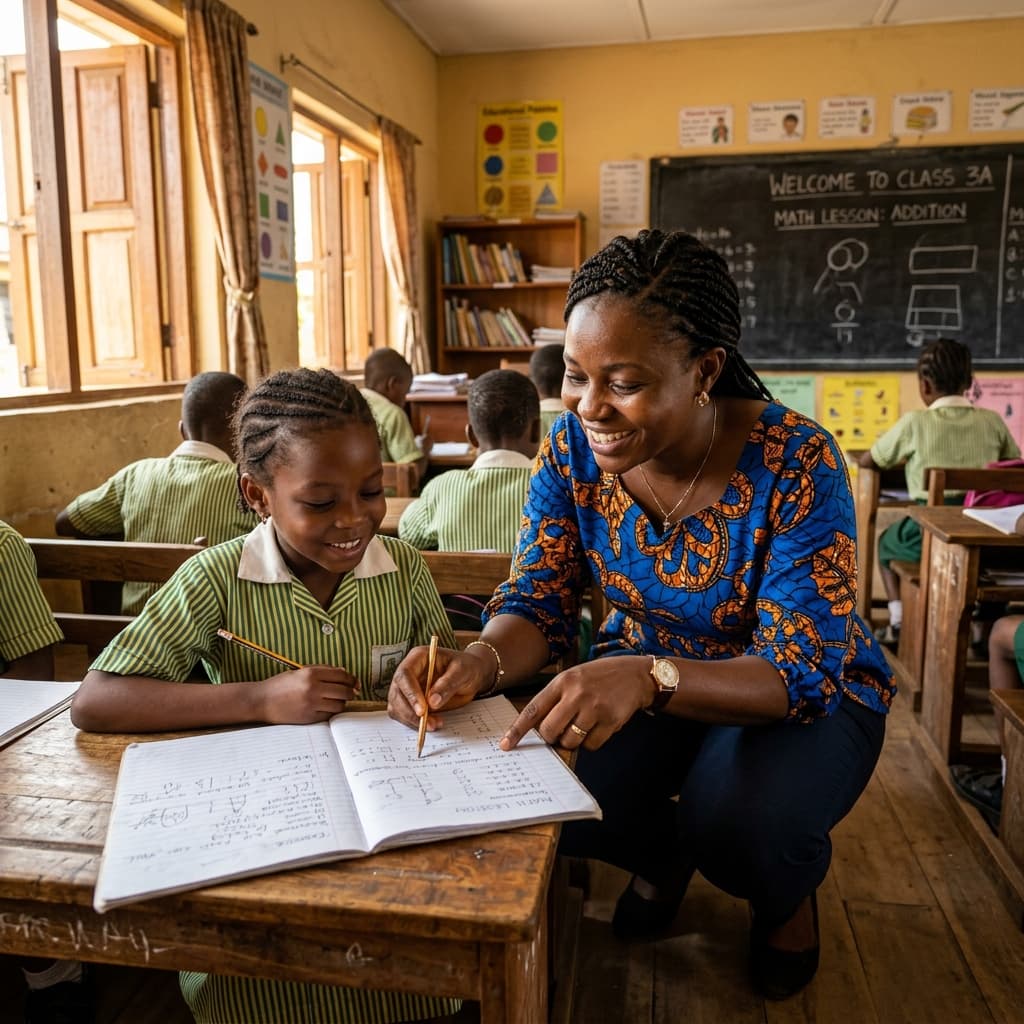 Teacher and student